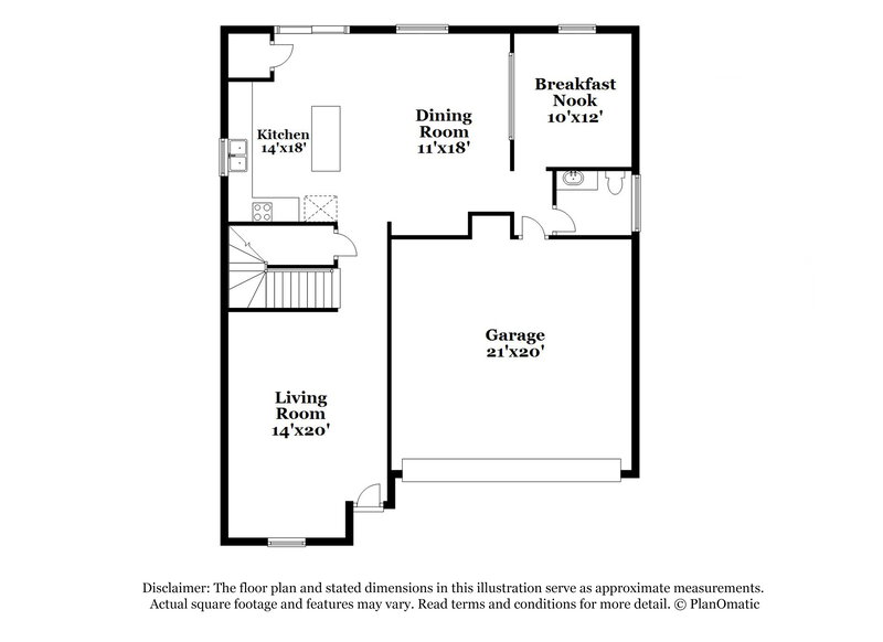 2,260/Mo, 11155 Varedo Ct Las Vegas, NV 89141 Floor Plan View