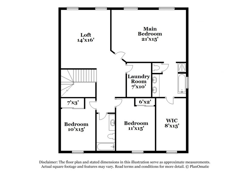2,260/Mo, 11155 Varedo Ct Las Vegas, NV 89141 Floor Plan View 2