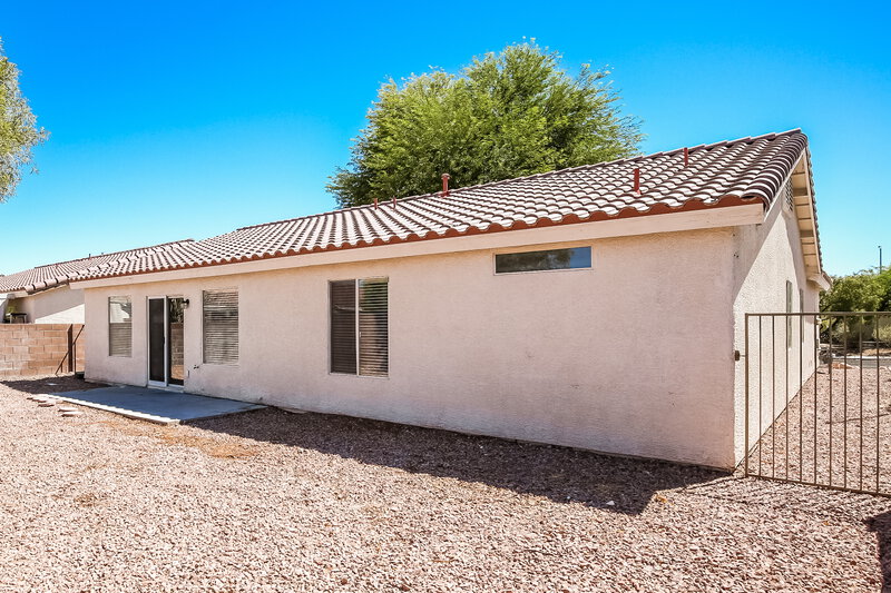 2,030/Mo, 2920 Meadow Flower Ave North Las Vegas, NV 89031 Rear View