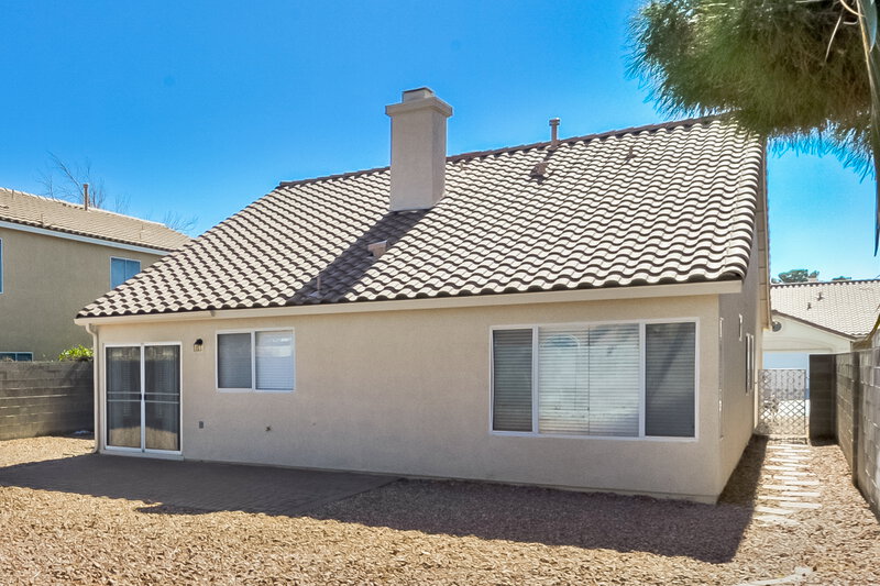 2,780/Mo, 1644 Splinter Rock Way North Las Vegas, NV 89031 Rear View
