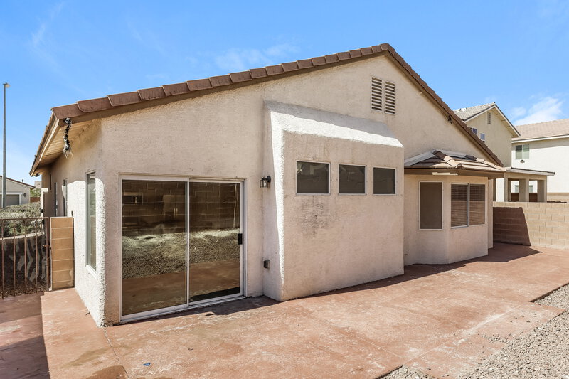 2,075/Mo, 1128 Bistro Bay Ave North Las Vegas, NV 89086 Rear View