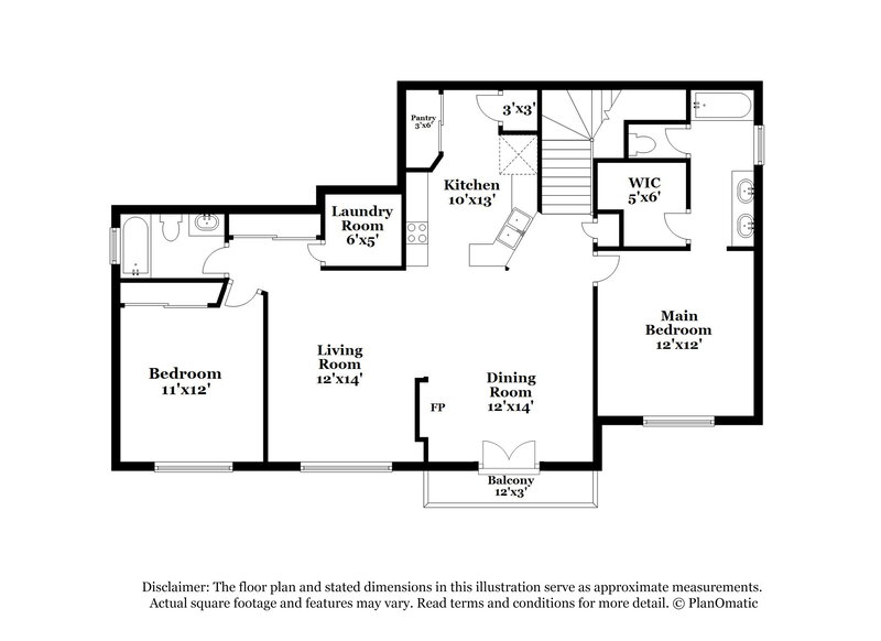 1,675/Mo, 1082 Elation Ln Unit 101 Henderson, NV 89002 Floor Plan View