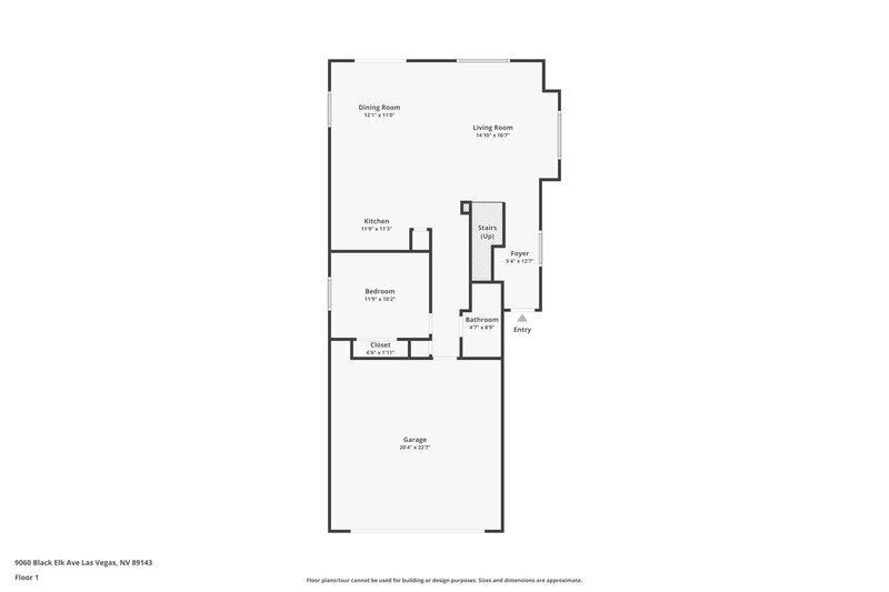 2,430/Mo, 9060 Black Elk Ave Las Vegas, NV 89143 Floor Plan View