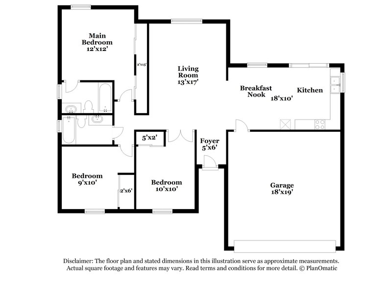 2,030/Mo, 364 Toyabe St Henderson, NV 89015 Floorplan View