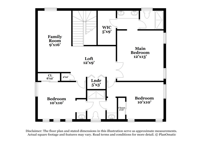 2,190/Mo, 1979 Sunset Bend Dr Henderson, NV 89014 Floor Plan View 2