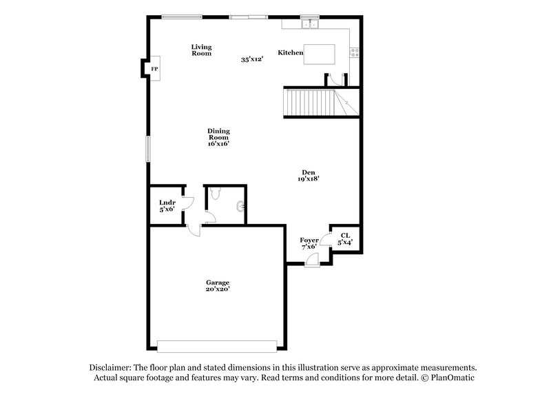 2,240/Mo, 6714 Cinnabar Coast Ln North Las Vegas, NV 89084 Floor Plan View