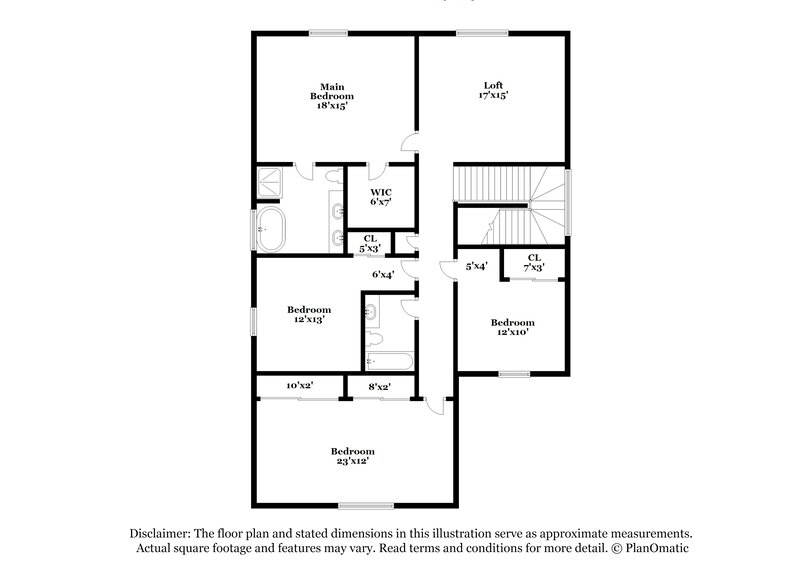 2,240/Mo, 6714 Cinnabar Coast Ln North Las Vegas, NV 89084 Floor Plan View 2