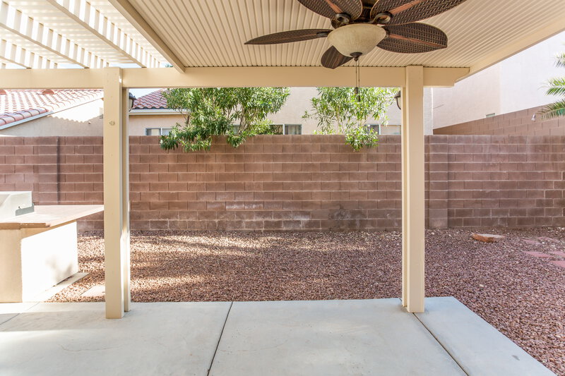 2,050/Mo, 10369 Timber Canyon Ave Las Vegas, NV 89129 Patio View