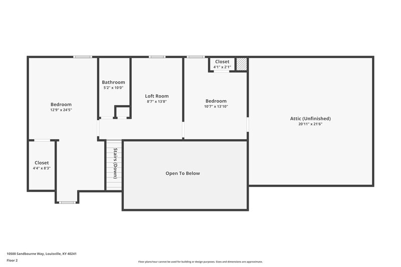 1,895/Mo, 10500 Sandbourne Way Louisville, KY 40241 Floor Plan View 2