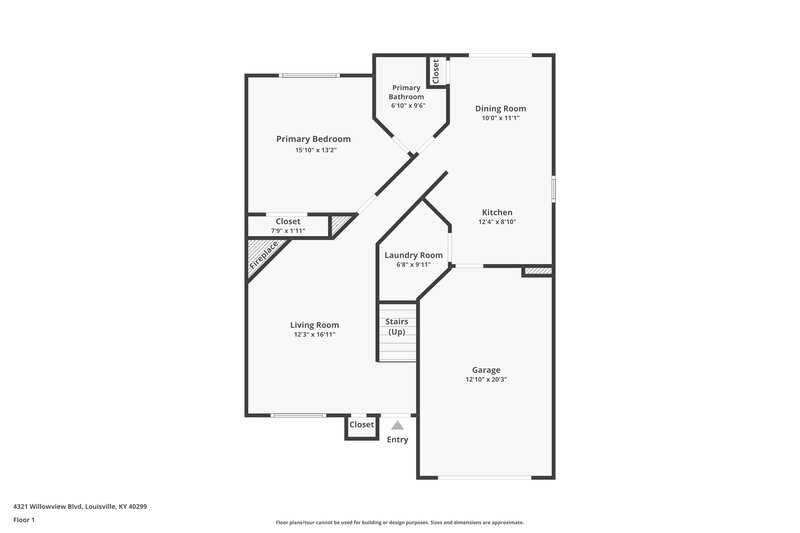 1,837/Mo, 4321 Willow View Blvd Louisville, KY 40299 Floor Plan View