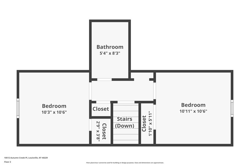 1,895/Mo, 10512 Autumn Creek Pl Louisville, KY 40229 Floor Plan View 2