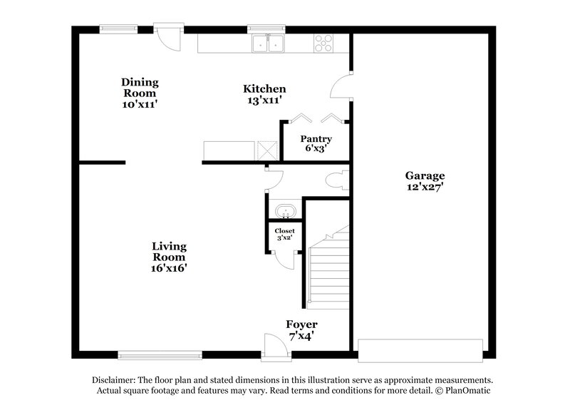 1,590/Mo, 8001 Kenhurst Dr Louisville, KY 40258 Floor Plan View