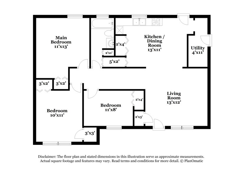 1,665/Mo, 7906 Candleglow Ln Louisville, KY 40214 Floorplan View