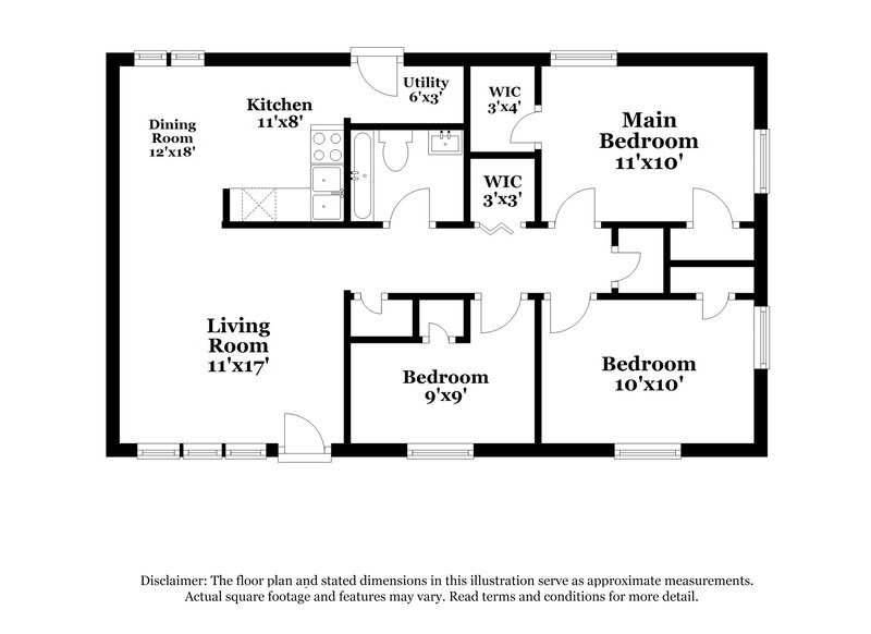 2,370/Mo, 9801 Gandy Rd Louisville, KY 40272 Floorplan View