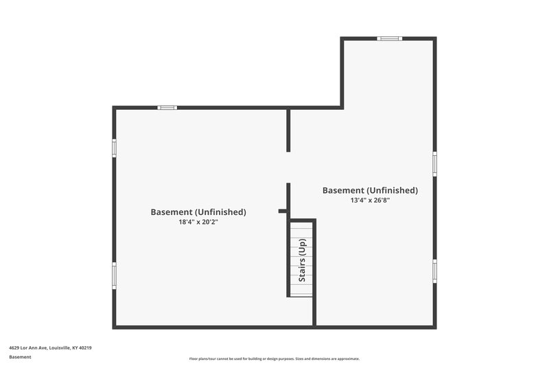1,580/Mo, 4629 Lor Ann Ave Louisville, KY 40219 Floorplan View