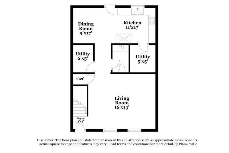 1,270/Mo, 5024 Fay Ave Louisville, KY 40214 Floor Plan View