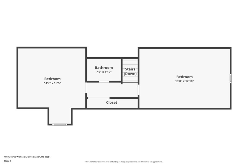 3,340/Mo, 10606 Three Wishes Dr Olive Branch, MS 38654 Floor Plan View