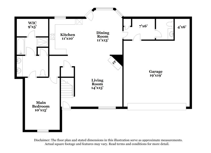 1,995/Mo, 4180 Shadow Oaks Dr Horn Lake, MS 38637 Floor Plan View