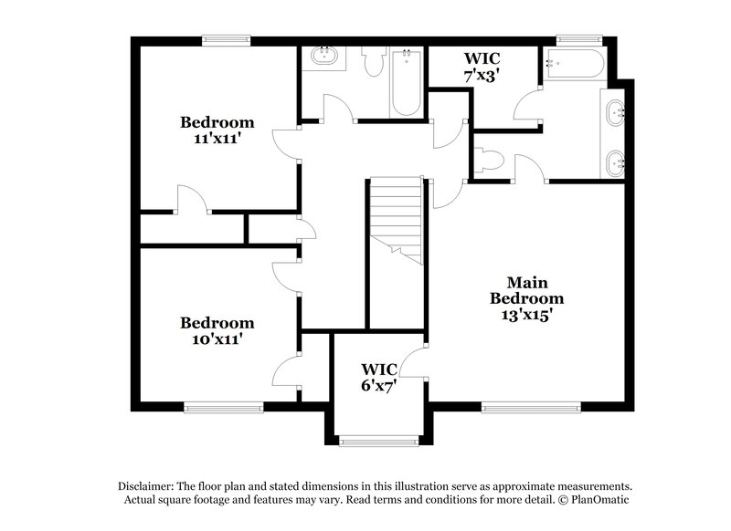 1,860/Mo, 3970 Powder Mill Rd Memphis, TN 38125 Floor Plan View 2