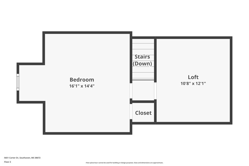 1,910/Mo, 5651 Carter Dr Southaven, MS 38672 Floor Plan View