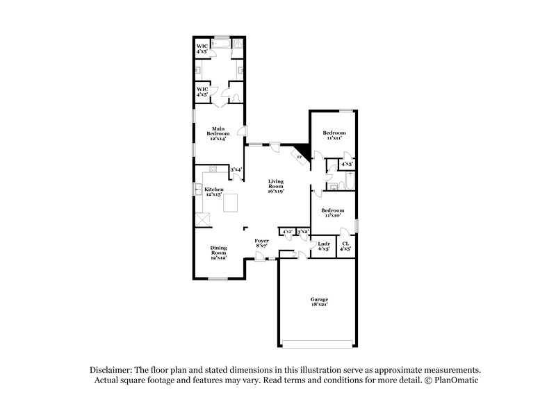 1,840/Mo, 1242 Breezy Valley Dr Cordova, TN 38018 Floor Plan View