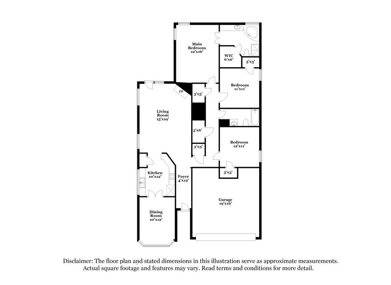 2,020/Mo, 1142 Red Fern Cir W Cordova, TN 38018 Floorplan View
