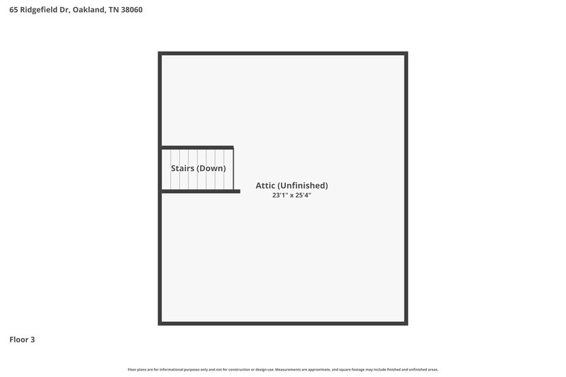 2,540/Mo, 65 Ridgefield Dr Oakland, TN 38060 Floor Plan View 2