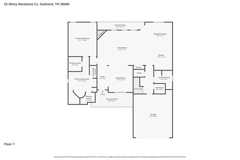 2,480/Mo, 55 Misty Meadows Cv Oakland, TN 38060 Floor Plan View