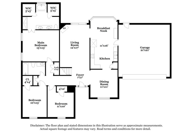 2,105/Mo, 198 N Parkway St Hernando, MS 38632 Floor Plan View