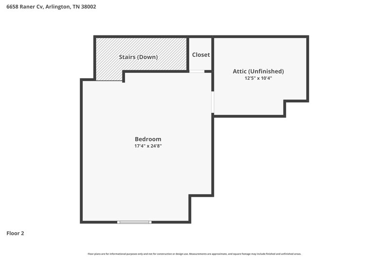 2,265/Mo, 6658 Raner Cv Arlington, TN 38002 Floor Plan View 2