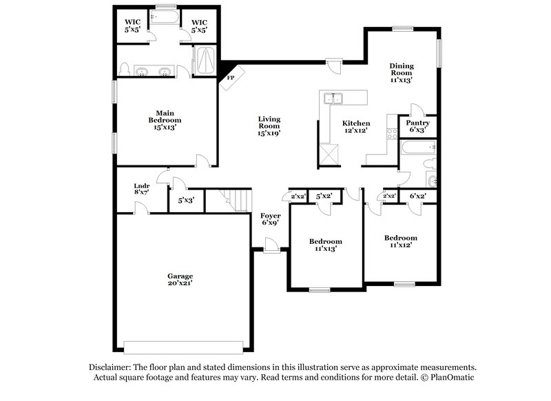 2,155/Mo, 8374 Blue Ridge Dr Southaven, MS 38672 Floor Plan View