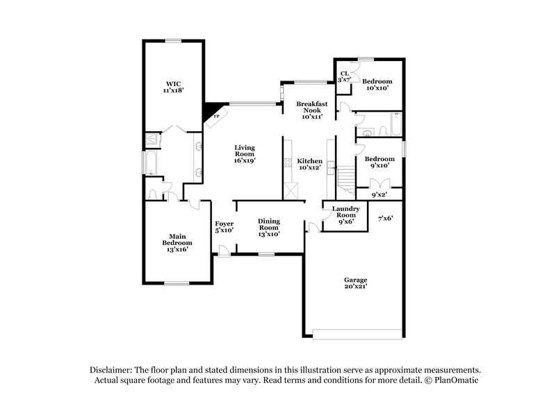 2,135/Mo, 1994 Myron Cv N Cordova, TN 38016 Floorplan View