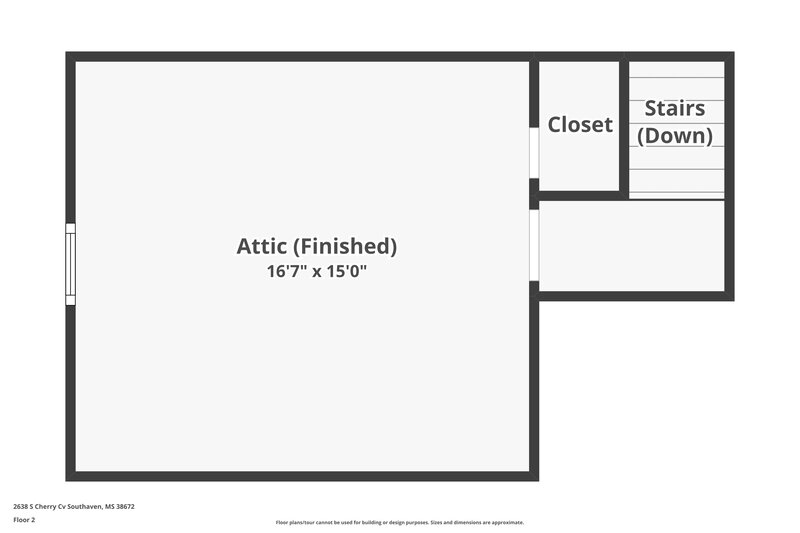 2,000/Mo, 2638 S Cherry Cv Southaven, MS 38672 Floor Plan View 2