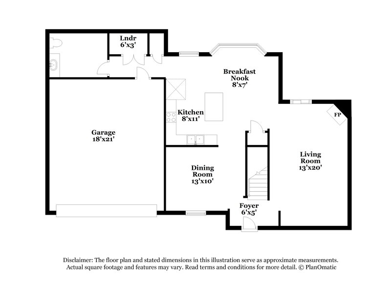 1,970/Mo, 5740 Hunters Chase Dr Southaven, MS 38672 Floorplan View
