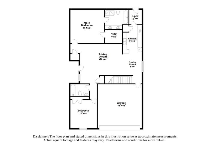 1,645/Mo, 7650 Davis Pkwy Southaven, MS 38671 Floor Plan View