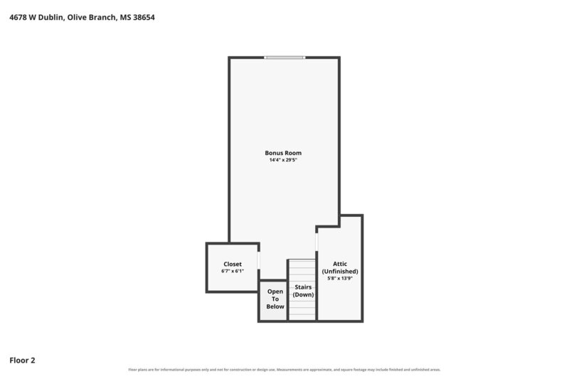 2,145/Mo, 4678 W Dublin Olive Branch, MS 38654 Floorplan View 2