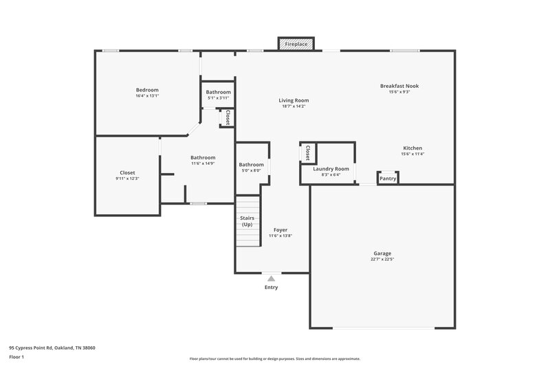 2,625/Mo, 95 Cypress Point Rd Oakland, TN 38060 Floor Plan View