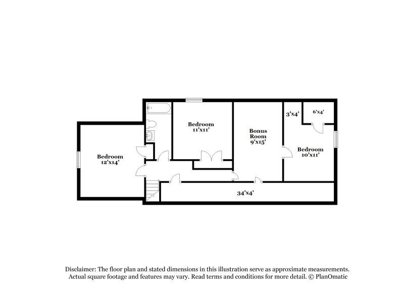 1,745/Mo, 6299 Cherokee Dr Olive Branch, MS 38654 Floor Plan View 2
