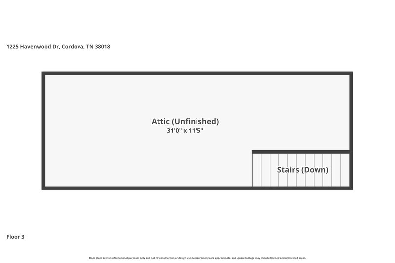 2,665/Mo, 1225 Havenwood Dr Cordova, TN 38018 Floor Plan View 3