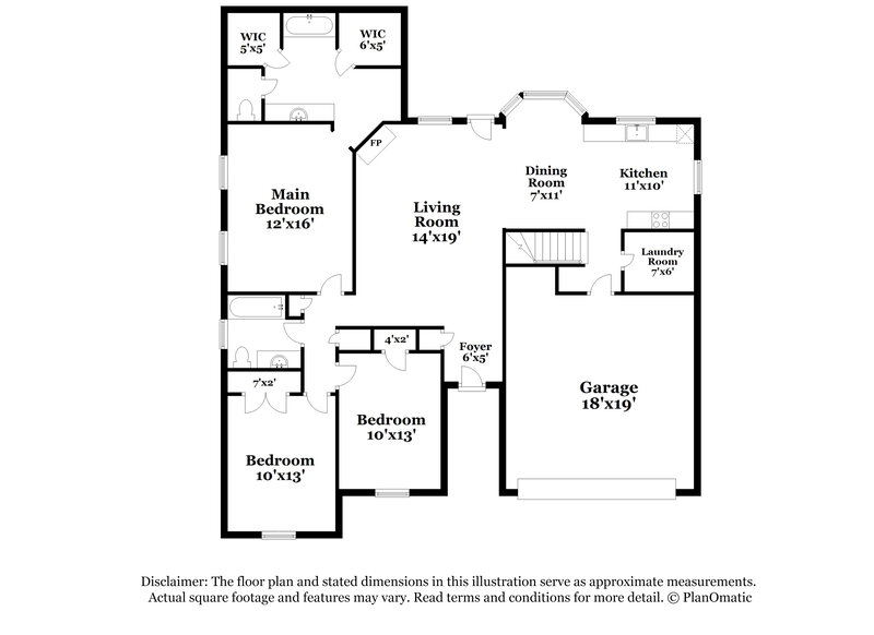 2,230/Mo, 3058 N Wren St Hernando, MS 38632 Floor Plan View
