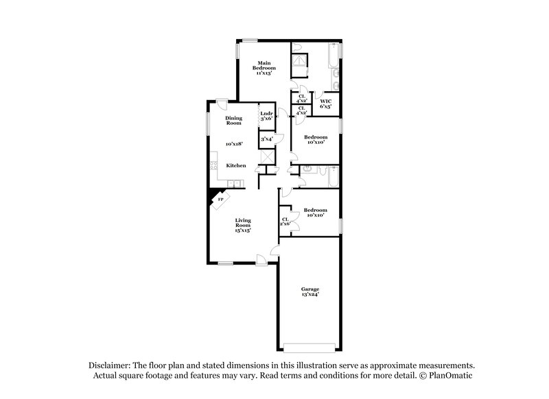 1,545/Mo, 2782 Maggie Woods Pl Arlington, TN 38002 Floorplan View