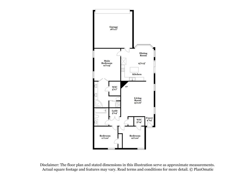 2,310/Mo, 1260 Whitten Rd Memphis, TN 38134 Floor Plan View