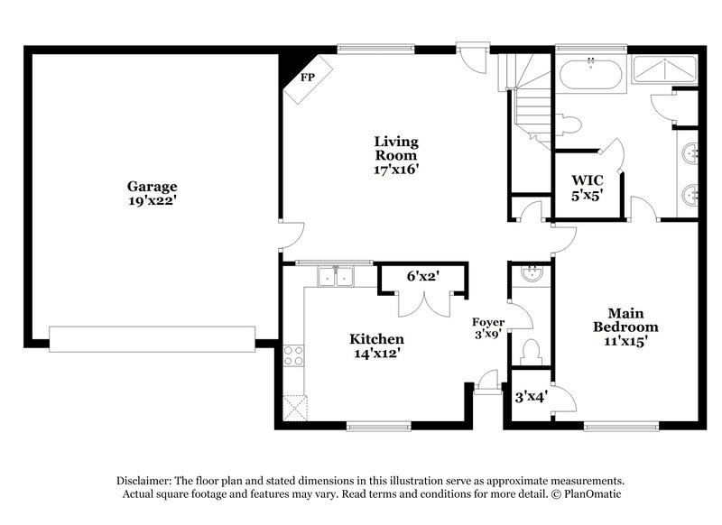 1,655/Mo, 6422 Manchester Dr Horn Lake, MS 38637 Floor Plan View