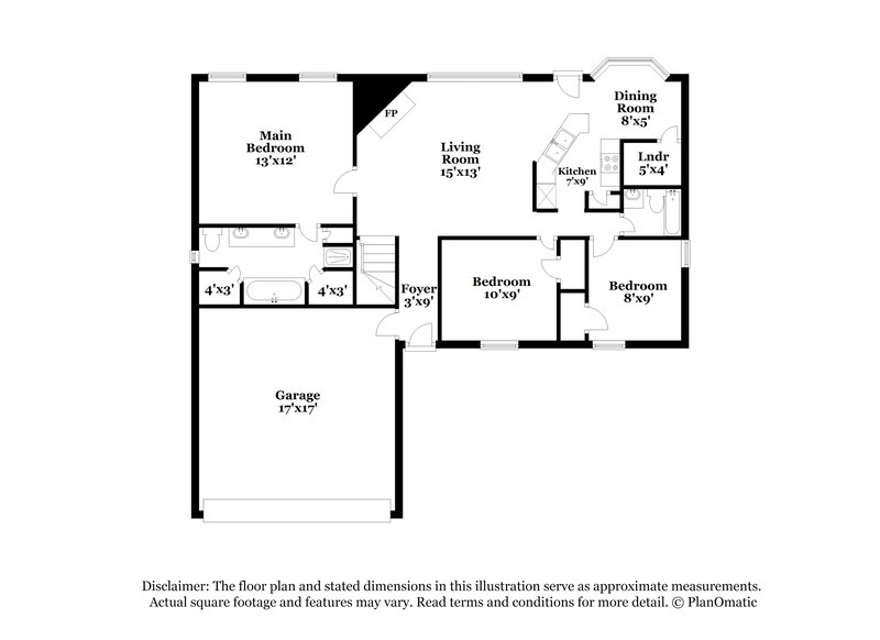 2,660/Mo, 8169 Manhatten Dr Southaven, MS 38671 Floor Plan View
