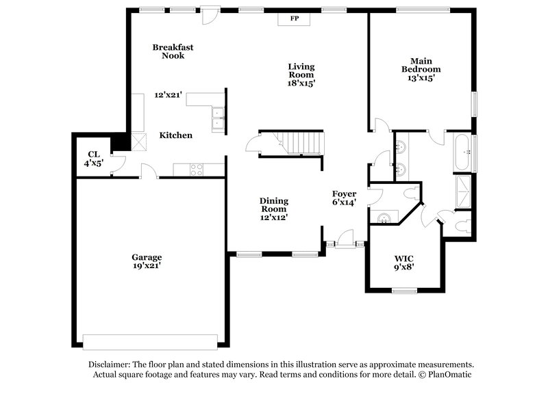 1,995/Mo, 2439 Della St Hernando, MS 38632 Floor Plan View