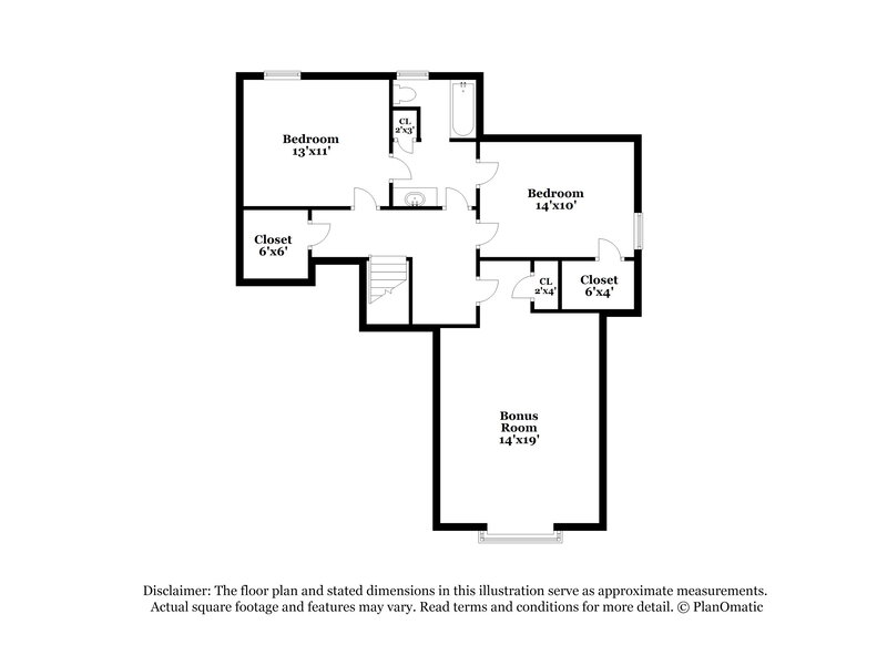 2,745/Mo, 4101 Persimmon View Cv Bartlett, TN 38135 Floorplan View 2