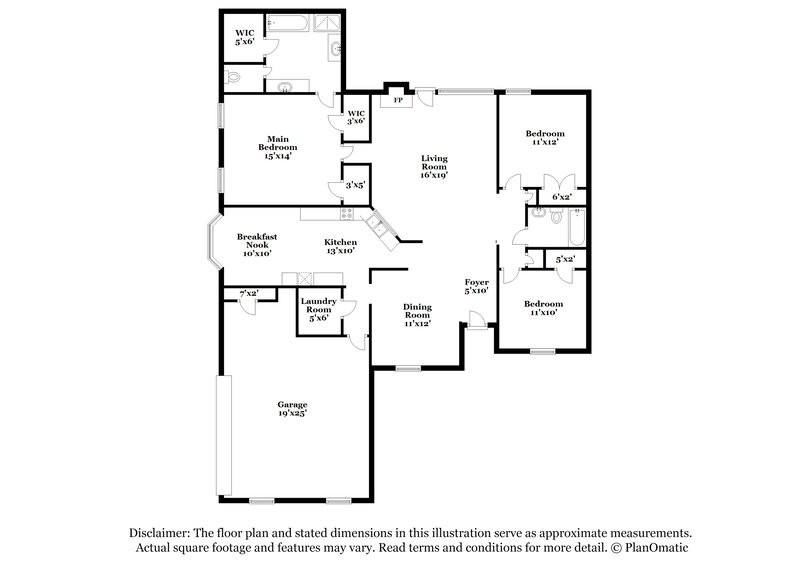 2,930/Mo, 4845 Shadow Pine Cv Bartlett, TN 38002 Floor Plan View