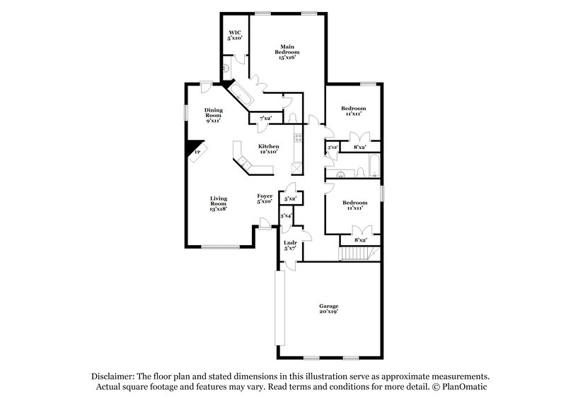 1,945/Mo, 4331 Genevieve Dr Southaven, MS 38672 Floorplan View