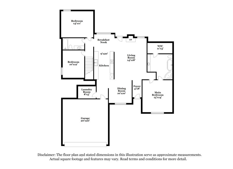 1,800/Mo, 115 Clear Springs Dr Oakland, TN 38060 Floorplan View 2