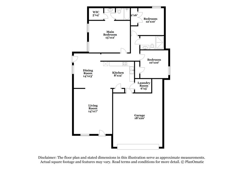 1,545/Mo, 1185 Breezy Valley Dr Cordova, TN 38018 Floor Plan View